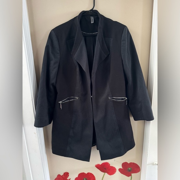 Mary Kay Black Textured Women's Blazer - Picture 1 of 3